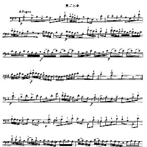 e小调奏鸣曲第二乐章 大提琴 马尔切洛
