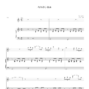 舒伯特小夜曲 钢琴谱 舒伯特作曲 剑心记谱制谱