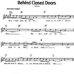 蓝调音乐:Behind Closed Doors_外国歌谱