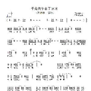 于是我学会了原谅_歌谱投稿_词曲:何启弘 徐嘉良