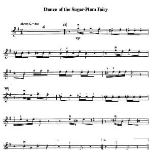 小提琴谱 | Dance of the Sugar Plum Fairy 小提琴谱