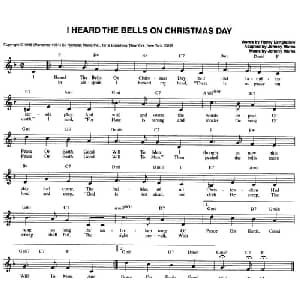 I HEARD THE BELLS ON CHRISTMAS DAY_外国歌谱