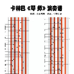 琴师 拇指琴卡林巴琴演奏谱 EDIQ 音频怪物