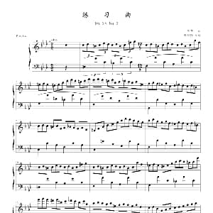 练习曲Op.25 No.2 钢琴谱 肖邦