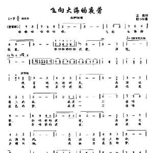 20飞向大海的夜莺_美声唱法乐谱_词曲:王磊 胡小环