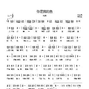 你是我的鱼_歌曲简谱_词曲:韩信 韩信