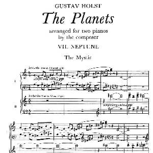 The Planets Op.32 钢琴谱 古斯塔夫 迪奥多 霍尔斯特 Gustav Dheodore Holst