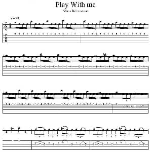 Play With me 吉他谱