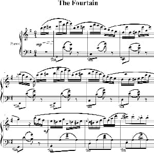 The Fountain 钢琴谱
