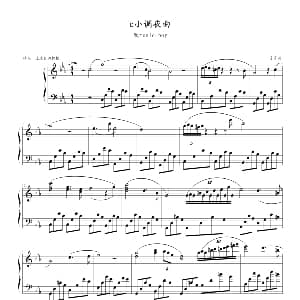 c 小调夜曲 钢琴谱 京寒