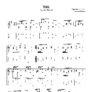 aguado vals 吉他谱 阿瓜多