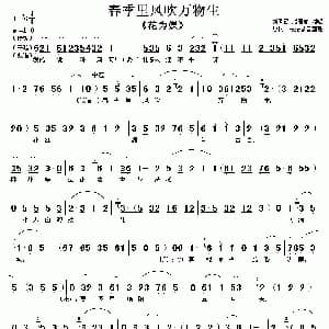 评剧谱 | 春季里风吹万物生 花为媒 选段 新凤霞 赵丽蓉