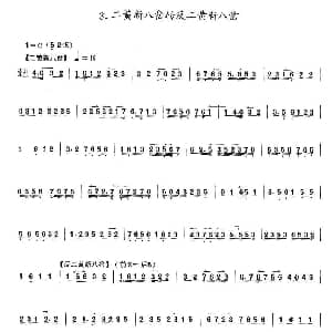 二黄新八岔转反二黄新八岔 京胡