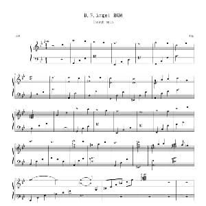 D.N.Ange1 BMG 钢琴谱 黑猫