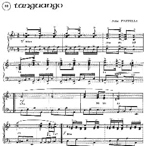 手风琴谱 | Piazzolla合集 12 Tanguango 皮亚佐拉