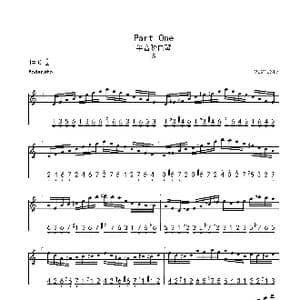 Tommy Reilly 练习曲第五首_歌曲简谱