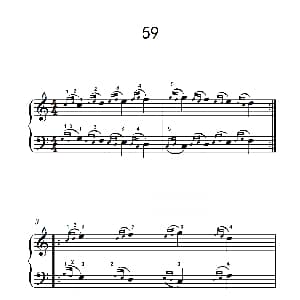 装饰音练习 59 钢琴谱