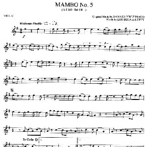 小提琴谱 | MAMBO No.5