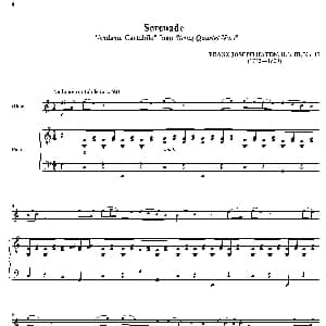 Serenade 双簧管 钢琴伴奏