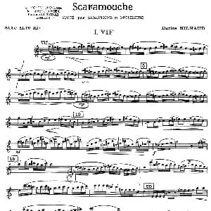萨克斯谱 | Scaramouche 胆小鬼