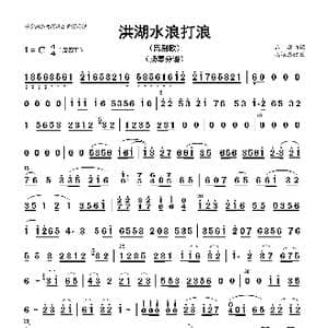 洪湖水浪打浪_歌曲简谱_词曲: 高振忠配器