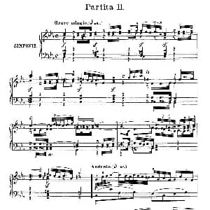 Six Partitas BWV 825 830 钢琴谱 约翰 塞巴斯蒂安 巴赫 J.S.Bach,