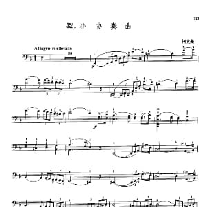 阿克莱小协奏曲 大提琴 阿克莱