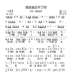 我还是忘不了你_歌谱投稿_词曲:刘艺新 刘艺新
