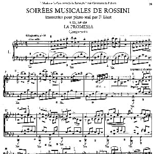Soirées Musicales S.424 钢琴谱 李斯特改编