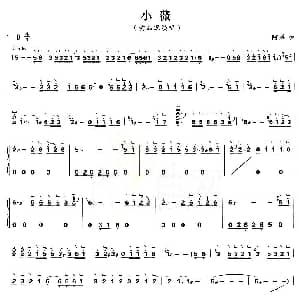 古筝谱 | 小薇 阿弟