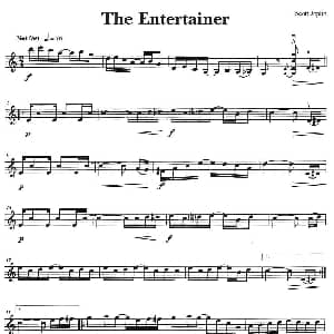 小提琴谱 | The Entertainer 演艺人