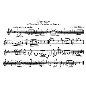 小提琴谱 | Romance.