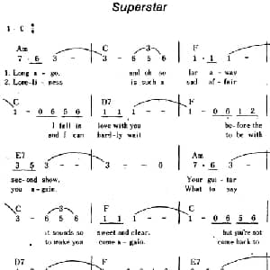 Superstar 美国 _外国歌谱