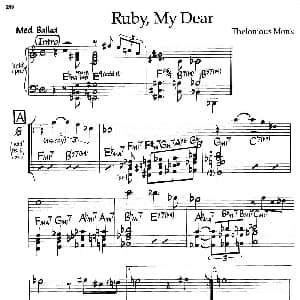 Ruby,My Dear 钢琴谱