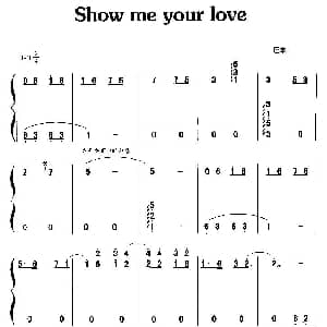 古筝谱 | Show me your love