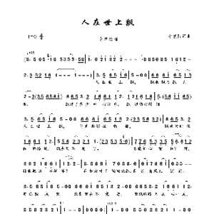 人在世上飘_歌曲简谱_词曲:牛朝阳 牛朝阳
