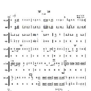 京调_歌曲简谱_词曲: 顾冠仁编曲