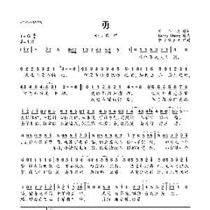 勇_歌曲简谱_词曲:黄伟文 barry chung