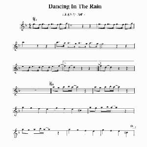 萨克斯谱 | Dancing In The Rain