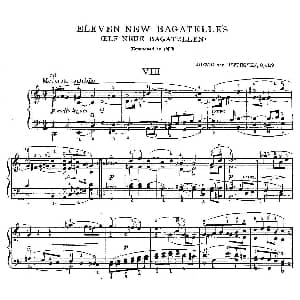 贝多芬钢琴小品Op.119 之八 钢琴谱 贝多芬