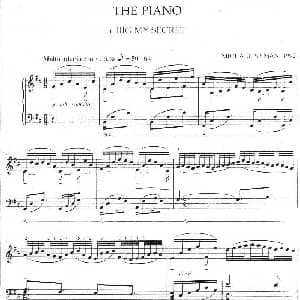 Big My Secret 钢琴谱 Micheal Nyman