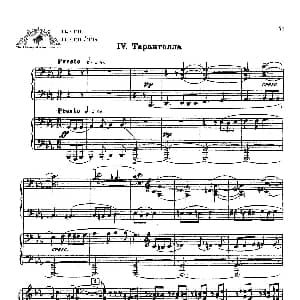 第二双钢琴组曲 Suite for Two Pianos No.2 Op.17 钢琴谱 谢尔盖 拉赫玛尼诺夫 Sergei Rachmaninov