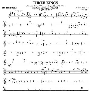 THREE KINGS 第三降B小号分谱