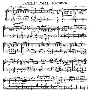 Slaraffia Polka Mazurka 钢琴谱 Andersen 安德森