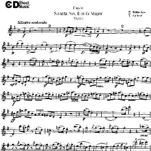 小提琴谱 | Violin Sonata No.8 in G Major