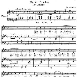 Chopin 17 Polish Songs Op.74,No.12_外国歌谱_词曲: 弗雷德里克 弗朗索瓦 肖邦