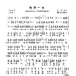 相伴一生_歌曲简谱_词曲:牛哥 牛哥