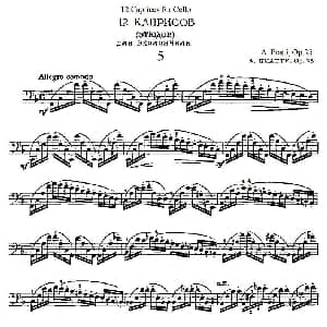 PIATTI 12 Caprices 之5 大提琴
