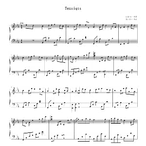 Tensiqts 钢琴谱 须釜俊一