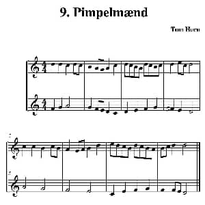 小提琴谱 | Pimpelmand 简易二重奏 Tom Horn 霍恩 汤姆